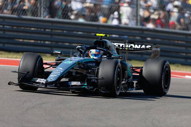 RECORD DATE NOT STATED 23rd October 2026; Circuit of the Americas, Austin, United States; Formula 1, United States Grand Prix, Free Practice Day; Andrea Kimi Antonelli (12) of Italy and Mercedes-AMG PETRONAS Formula One Team during Free Practice 1 BobxKupbens