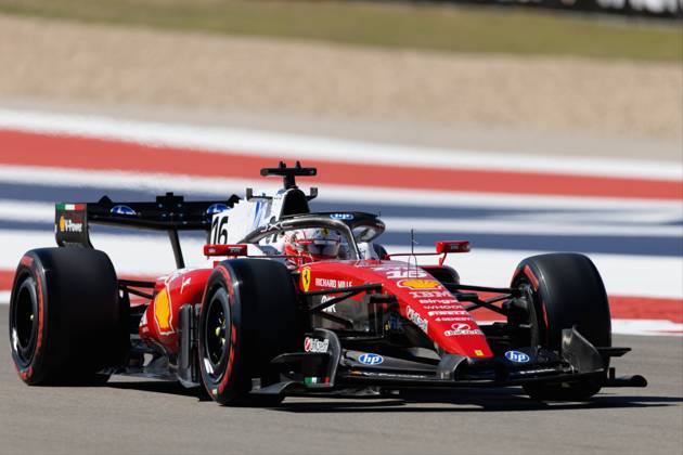 RECORD DATE NOT STATED 23rd October 2026; Circuit of the Americas, Austin, United States; Formula 1, United States Grand Prix, Free Practice Day; Charles Leclerc (16) of Monaco and Scuderia Ferrari HP during Free Practice 1 BobxKupbens
