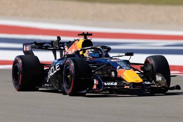 RECORD DATE NOT STATED 23rd October 2026; Circuit of the Americas, Austin, United States; Formula 1, United States Grand Prix, Free Practice Day; Max Verstappen (3) of the Netherlands and Oracle Red Bull Racing during Free Practice 1 BobxKupbens