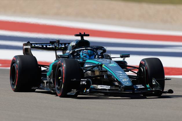 RECORD DATE NOT STATED 23rd October 2026; Circuit of the Americas, Austin, United States; Formula 1, United States Grand Prix, Free Practice Day; George Russell (63) of Great Britain and Mercedes-AMG PETRONAS Formula One Team during Free Practice 1 BobxKupbens