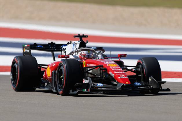 RECORD DATE NOT STATED 23rd October 2026; Circuit of the Americas, Austin, United States; Formula 1, United States Grand Prix, Free Practice Day; Charles Leclerc (16) of Monaco and Scuderia Ferrari HP during Free Practice 1 BobxKupbens