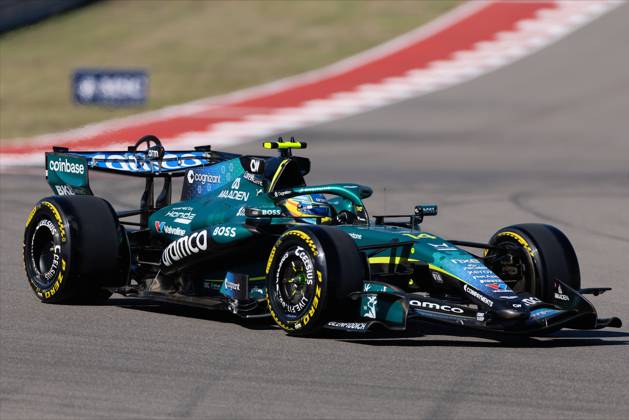 RECORD DATE NOT STATED 23rd October 2026; Circuit of the Americas, Austin, United States; Formula 1, United States Grand Prix, Free Practice Day; Fernando Alonso (14) of Spain and Aston Martin Aramco Formula One Team during Free Practice 1 BobxKupbens