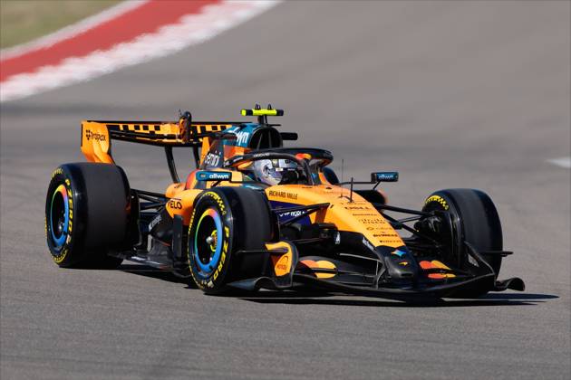 RECORD DATE NOT STATED 23rd October 2026; Circuit of the Americas, Austin, United States; Formula 1, United States Grand Prix, Free Practice Day; Lando Norris (1) of Great Britain and McLaren Mastercard F1 Team during Free Practice 1 BobxKupbens
