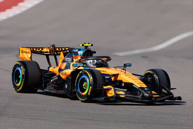 RECORD DATE NOT STATED 23rd October 2026; Circuit of the Americas, Austin, United States; Formula 1, United States Grand Prix, Free Practice Day; Lando Norris (1) of Great Britain and McLaren Mastercard F1 Team during Free Practice 1 BobxKupbens