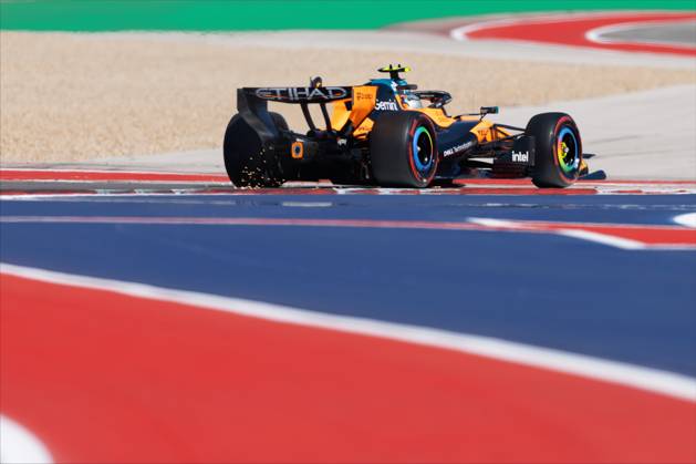 RECORD DATE NOT STATED 23rd October 2026; Circuit of the Americas, Austin, United States; Formula 1, United States Grand Prix, Free Practice Day; Lando Norris (1) of Great Britain and McLaren Mastercard F1 Team during Free Practice 1 BobxKupbens