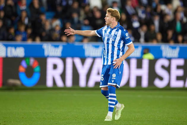 October 23, 2026, Vitoria, Alaba, Spain: Ville Koski of Deportivo Alaves reacts during the LaLiga EA Sports match between Deportivo Alaves and Malaga CF at Mendizorrotza on October 23, 2026, in Vitoria, Spain. Vitoria Spain - ZUMAa181 20261023_zaa_a181_027 Copyright: xRicardoxLarreinax