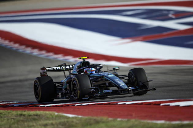 F1 - UNITED STATES GRAND PRIX 2026 12 KIMI ANTONELLI Andrea (ita), Mercedes AMG F1 Team W17, action during the 2026 Formula 1 United States Grand Prix, 18th round of the 2026 Formula One World Championship, WM, Weltmeisterschaft from October 23 to 25, 2026 on the Circuit of the America, in Austin, Texas, United States of America - AustinUnited States  Copyright: xXavixBonillax