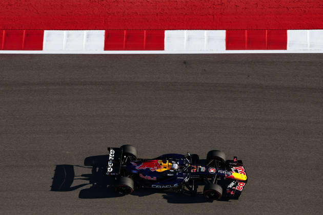 F1 - UNITED STATES GRAND PRIX 2026 03 VERSTAPPEN Max (nld), Red Bull Racing Ford RB22, action during the 2026 Formula 1 United States Grand Prix, 18th round of the 2026 Formula One World Championship, WM, Weltmeisterschaft from October 23 to 25, 2026 on the Circuit of the America, in Austin, Texas, United States of America - AustinUnited States  Copyright: xEricxAlonsox