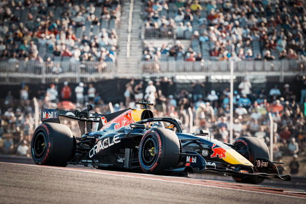 AUSTIN, UNITED STATES, OCT 23: Max Verstappen of the Netherlands driving the Oracle Red Bull Racing RB22 Red Bull Ford Powertrains on track during practice ahead of the F1 Grand Prix of United States at Circuit of The Americas on October 23, 2026 in Austin, Texas (photo by Richard Callis Sports Press Photo) Copyright: xRichardxCallis SportsxPressxPhotox Sportspressphoto_SPR264616