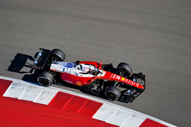 Charles Leclerc MCO, Scuderia Ferrari HP, 16 USA, Formula 1 World Championship, United States Grand Prix, Practice Day, Circuit of the Americas, Austin, 2026 Season, October 23, 2026 Formula 1 World Championship, United States Grand Prix, Practice Day, Circuit of the Americas, Austin, 2026 Season, October 23, 2026 Austin Copyright: xEibner-Pressefoto ScottxColemanx EP_SCN