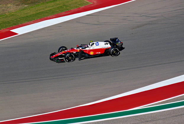 Lewis Hamilton GBR, Scuderia Ferrari HP, 44 USA, Formula 1 World Championship, United States Grand Prix, Practice Day, Circuit of the Americas, Austin, 2026 Season, October 23, 2026 Formula 1 World Championship, United States Grand Prix, Practice Day, Circuit of the Americas, Austin, 2026 Season, October 23, 2026 Austin Copyright: xEibner-Pressefoto ScottxColemanx EP_SCN