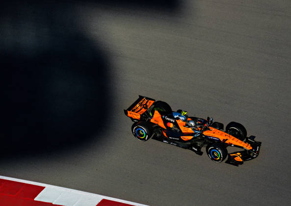 Lando Norris GBR, McLaren Formula 1 Team, 1 USA, Formula 1 World Championship, United States Grand Prix, Practice Day, Circuit of the Americas, Austin, 2026 Season, October 23, 2026 Formula 1 World Championship, United States Grand Prix, Practice Day, Circuit of the Americas, Austin, 2026 Season, October 23, 2026 Austin Copyright: xEibner-Pressefoto ScottxColemanx EP_SCN