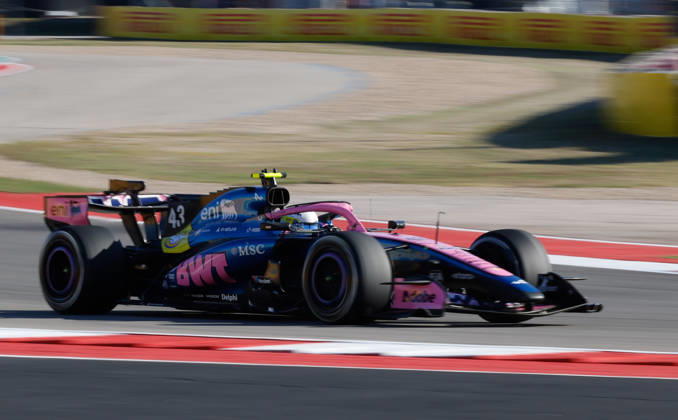 F1 Grand Prix USA - Practice 2 Franco Colapinto (43) during the second free practice session ahead of the Formula 1 MSC Cruises United States Grand Prix at Circuit of the Americas in Austin, Texas, United States, on October 23, 2026. Austin Texas United States  Copyright: xStephaniexTacyx originalFilename:tacy-notitle261023_np00F.jpg