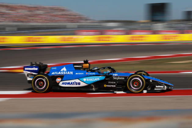 F1 Grand Prix Of USA - FP2 Alexander Albon drives during the second of three practice sessions, FP2, ahead of the Formula 1 MSC Cruises United States Grand Prix at Circuit of the Americas in Austin, Texas, United States, on October 23, 2026. Austin, Texas United States  Copyright: xReginaldxMathalonex originalFilename:mathalone-notitle261023_npZFB.jpg