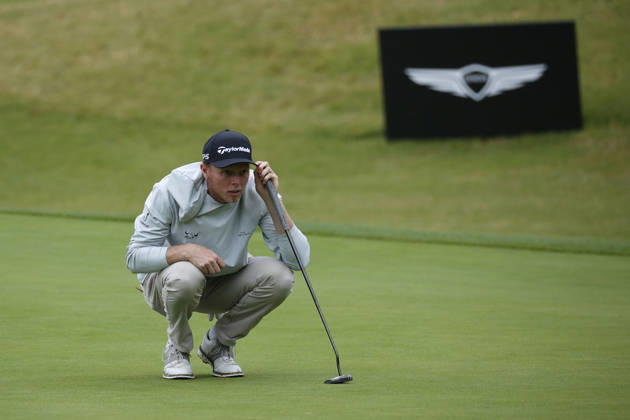 October 24, 2026, Cheonan, Chungnam, SOUTH KOREA: Oct 24, 2026-Cheonan, South Korea-Ryggs JOHNSTON of United States action on 17th green during a DP World Tour Genesis Championship at Woo Jeong hills CC in Cheonan, South Korea. Cheonan SOUTH KOREA - ZUMAr168 20261024_aap_r168_041 Copyright: xRyuxSeung-Ilx