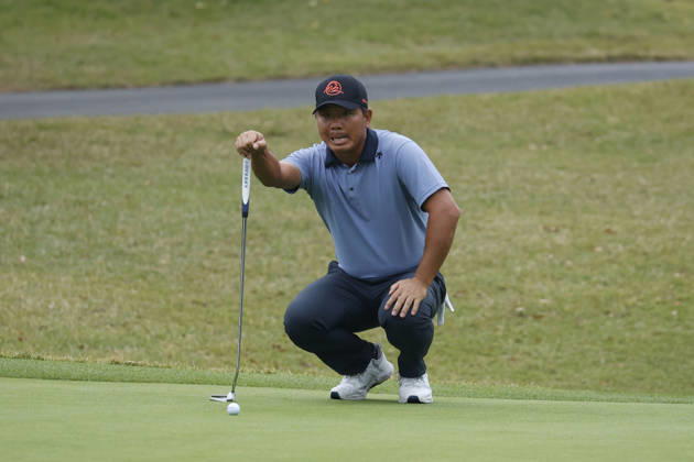 October 24, 2026, Cheonan, Chungnam, SOUTH KOREA: Oct 24, 2026-Cheonan, South Korea-Ashun WU of China action on 17th green during a DP World Tour Genesis Championship at Woo Jeong hills CC in Cheonan, South Korea. Cheonan SOUTH KOREA - ZUMAr168 20261024_aap_r168_042 Copyright: xRyuxSeung-Ilx