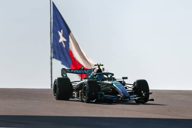 October 24, 2026, Italy: Fernando Alonso from Spain, driving the (14) Aston Martin Aramco F1 Team AMR26 Honda during United States Grand Prix - Austin - Friday - Free Practice 2 at Circuit of the Americas (COTA) in Austin. Italy - ZUMAm313 20261024_zsp_m313_109 Copyright: xAlessioxMorgesex