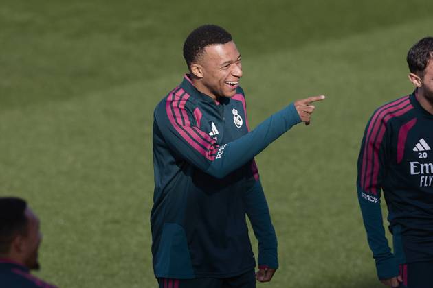 October 24, 2026, Madrid, Spain: Kylian Mbappe (Real Madrid CF) is seen in action during a training session on the eve of the LaLiga EA SPORTS 2026 2027 match between FC Barcelona, Barca and Real Madrid CF..Real Madrid CF is holding its final training session ahead of its tenth LaLiga game. Madrid Spain - ZUMAs197 20261024_aaa_s197_028 Copyright: xFedericoxTitonex