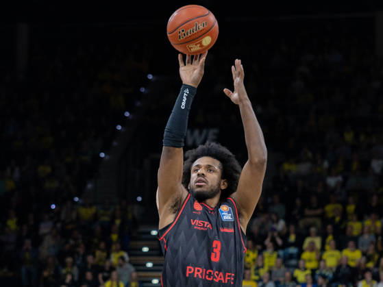 EWE Baskets Oldenburg Takes on Bamberg Baskets, Jordan Wright EWE Baskets Oldenburg vs. Bamberg Baskets, Basketball, BBL, October 23, 2026, Oldenburg Copyright: xEibner-Pressefotox EP_EER