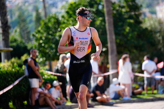 2026 Europe Triathlon Cup Alanya ANTALYA, TURKEY - OCTOBER 24: Jan Semmler of Germany competes in the run leg during the elite men race of 2026 Europe Triathlon Cup Alanya on October 24, 2026 in Antalya, Turkey. Antalya Turkey Copyright: xFikretxOzgur PSxImagesxFikretxOzgur PSxImagesx