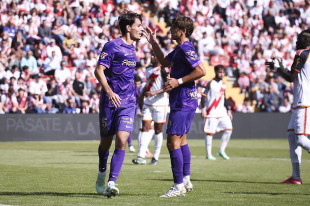 Rayo Vallecano vs. Espanyol, La Liga EA Sports 2026, October 24, 2026, Vallecas Stadium, Madrid, Spain Federico Redondo Solari of Elche celebrates his goal during the La Liga EA Sports match between Rayo Vallecano and Elche CF at Vallecas Stadium on October 24, 2026, in Madrid, Spain Madrid Vallecas Stadium Madrid Spain Copyright: xAlejandroxMatiasxAcostax