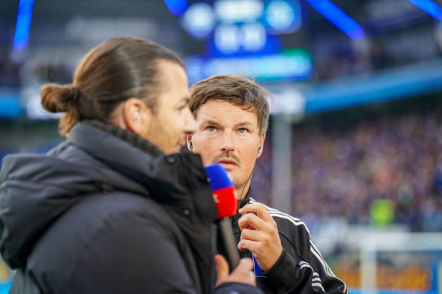 Germany Soccer Bundesliga 2026–2027, Matchday 7: SC Paderborn vs. Hamburger SV at Home Deluxe Arena in Paderborn; Merlin Polzin, Coach; Hamburger SV TV Interview on Sky Sport Copyright: xJOERANxSTEINSIEKx