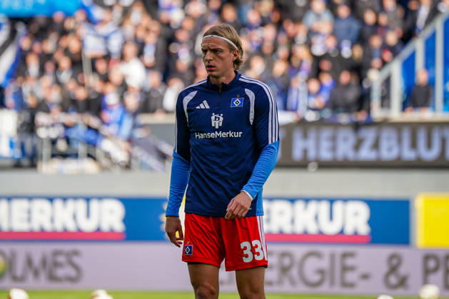 German Soccer Bundesliga 2026–2027, Matchday 7: SC Paderborn vs. Hamburger SV at Home Deluxe Arena, Paderborn; Sebastiaan Bornauw, Hamburger SV, 33 Copyright: xJOERANxSTEINSIEKx