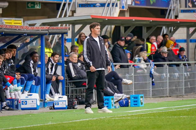 German Soccer Bundesliga 2026–2027, Matchday 7: SC Paderborn vs. Hamburger SV at Home Deluxe Arena in Paderborn; Merlin Polzin, Coach, Hamburger SV Copyright: xJOERANxSTEINSIEKx