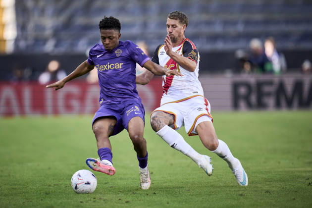 October 24, 2026, Madrid, Madrid, Spain: Buba Sangare of Elche CF in action during the Spanish League, LaLiga EA Sports, football match played between Rayo Vallecano and Elche CF at Vallecas stadium on October 24, 2026, in Madrid, Spain. Rayo Vallecano V Elche CF - LaLiga EA Sports  - ZUMAa181 20261024_zaa_a181_155 Copyright: xAngelxPerezxMecax