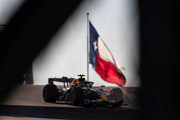 F1 - UNITED STATES GRAND PRIX 2026 41 LINBLAD Arvid (gbr), Visa Cash App RB F1 Team VCARB03, action during the 2026 Formula 1 United States Grand Prix, 18th round of the 2026 Formula One World Championship, WM, Weltmeisterschaft from October 23 to 25, 2026 on the Circuit of the America, in Austin, Texas, United States of America - AustinUnited States  Copyright: xAndrÃ xFerreirax
