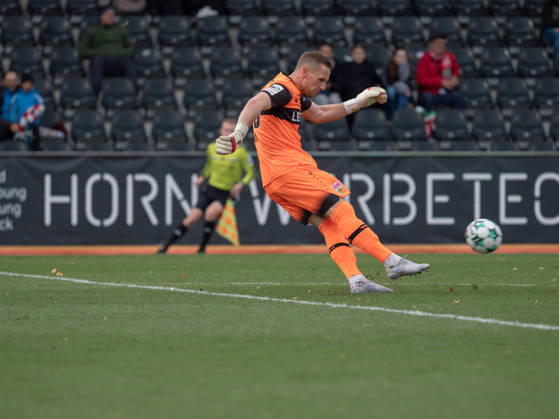 Goalkeeper Marius Funk, VfB Stuttgart II, 33, GER, Soccer, VfB Stuttgart II vs. Alemannia Aachen, 3rd Division, Matchday 11, Aspach, 2026–2027 Season, October 24, 2026 GER, Soccer, VfB Stuttgart II vs. Alemannia Aachen, 3rd Division, Matchday 11, Aspach, 2026–2027 season, October 24, 2026 Aspach Copyright: xCarstenxSchweringx EP_CSG