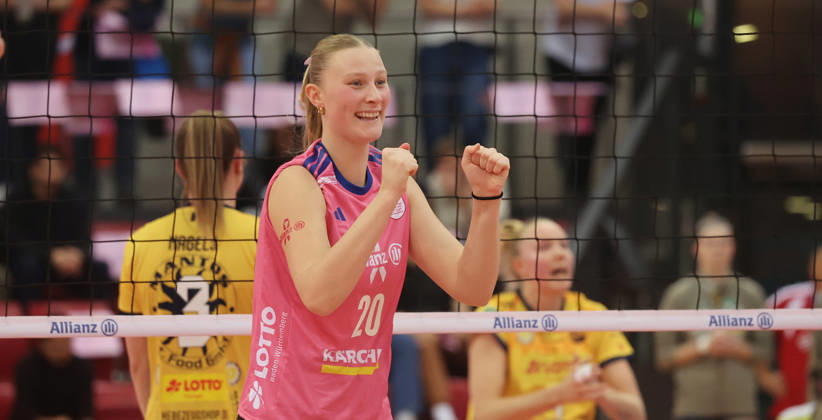 Stuttgart, DEKRA Bundesliga Volleyball: Allianz MTV Stuttgart vs. VfB Suhl LOTTO Thüringen, Marie Steinhilber, Stuttgart