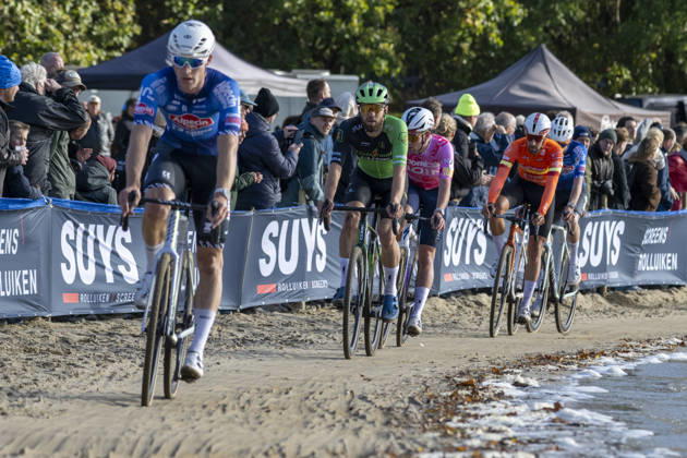 2026-10-24 - HG CROSS HEERDERSTRAND HEERDE, NETHERLANDS - OCTOBER 24: Niels VANDEPUTTE (BEL), Joris Nieuwenhuis (NED), Mees Hendrikx (NED) during the HG CROSS HEERDERSTRAND at the Heerderstrand on October 24, 2026 in Heerde, Netherlands Heerde Heerderstrand Netherlands Content not available for redistribution in The Netherlands directly or indirectly through any third parties. Copyright: xEdwinxBlaauwbroekx