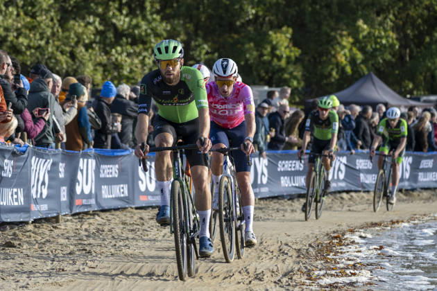 2026-10-24 - HG CROSS HEERDERSTRAND HEERDE, NETHERLANDS - OCTOBER 24: Joris Nieuwenhuis (NED), Mees Hendrikx (NED) during the HG CROSS HEERDERSTRAND at the Heerderstrand on October 24, 2026 in Heerde, Netherlands Heerde Heerderstrand Netherlands Content not available for redistribution in The Netherlands directly or indirectly through any third parties. Copyright: xEdwinxBlaauwbroekx
