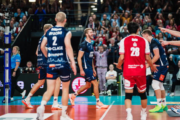 VBL SVG Lüneburg vs. SV Warnemünde, October 24, 2026, Shane Holdaway 1, SVG Lüneburg Volleyball, Bundesliga, Matchday 2, SVG Lüneburg vs. SV Warnemünde on October 24, 2026, at the LKH Arena, Lüneburg Copyright: xBEAUTIFULxSPORTS Tonhäuserx