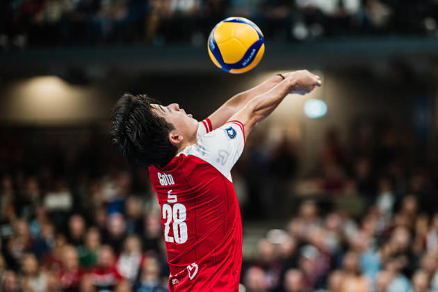 VBL SVG Lüneburg vs. SV Warnemünde, October 24, 2026, Kandai Goto 28, SVG Lüneburg Volleyball, Bundesliga, Matchday 2, SVG Lüneburg vs. SV Warnemünde on October 24, 2026, at the LKH Arena, Lüneburg Copyright: xBEAUTIFULxSPORTS Tonhäuserx
