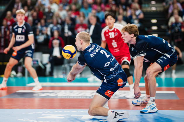 VBL SVG Lüneburg vs. SV Warnemünde, October 24, 2026, Daniel Gruvaeus 2, SVG Lüneburg will play in the Volleyball Bundesliga, Matchday 2: SVG Lüneburg vs. SV Warnemünde on October 24, 2026, at the LKH Arena in Lüneburg Copyright: xBEAUTIFULxSPORTS Tonhäuserx