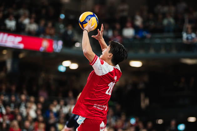 VBL SVG Lüneburg vs. SV Warnemünde, October 24, 2026, Kandai Goto 28, SVG Lüneburg Volleyball, Bundesliga, Matchday 2, SVG Lüneburg vs. SV Warnemünde on October 24, 2026, at the LKH Arena, Lüneburg Copyright: xBEAUTIFULxSPORTS Tonhäuserx