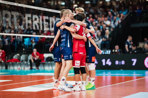 VBL: SVG Lüneburg vs. SV Warnemünde, October 24, 2026. SVG Lüneburg is in the Volleyball Bundesliga, Matchday 2: SVG Lüneburg vs. SV Warnemünde on October 24, 2026, at the LKH Arena in Lüneburg. Copyright: xBEAUTIFULxSPORTS Tonhäuserx