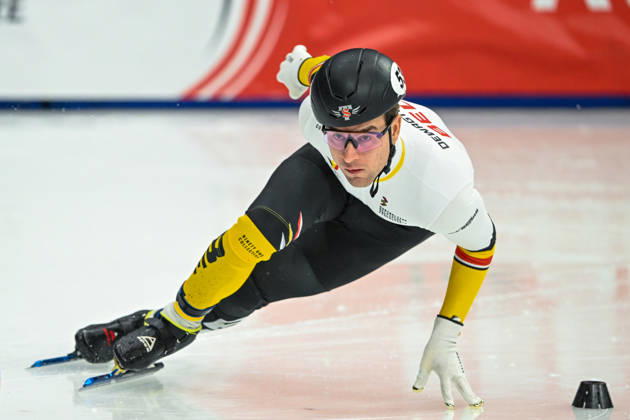 2026-10-24 World Tour 1 VANCOUVER, CAN - OCTOBER 24: Adriaan Dewagtere of Belgium during World Tour 1 at Pacific Coliseum on October 24, 2026 in Vancouver, Can. Vancouver Pacific Coliseum Can Content not available for redistribution in The Netherlands directly or indirectly through any third parties. Copyright: xDavidxKirouacx