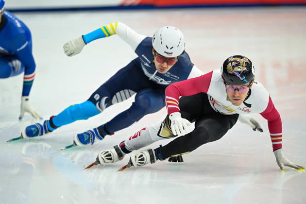 2026-10-24 World Tour 1 VANCOUVER, CAN - OCTOBER 24: Reinis Berzins of Latvia during World Tour 1 at Pacific Coliseum on October 24, 2026 in Vancouver, Can. Vancouver Pacific Coliseum Can Content not available for redistribution in The Netherlands directly or indirectly through any third parties. Copyright: xDavidxKirouacx