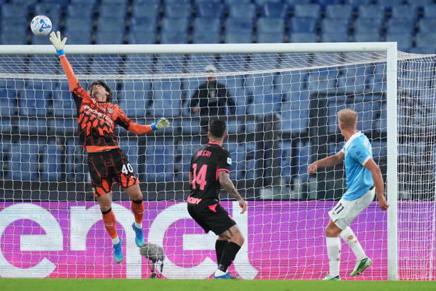 Parma’s goalkeeper Edoardo Corvi during the Serie A EniLive soccer match between Lazio and Parma at the Rome s Olympic stadium, Italy - Saturday October 23, 2026 - Soccer ( Photo by Alfredo Falcone LaPresse )  Copyright: xAlfredoxFalcone LaPressex