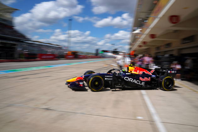 Formula One United States Grand Prix - Practice and Qualifying Red Bull Racing driver Isack Hadjar of France leaves the pit during the third free practice session for the Formula One United States Grand Prix, in Austin, Texas, USA, 24 October 2026. The 2026 Formula 1 United States Grand Prix is held at the Circuit of the Americas on 25 October. AUSTIN United States  Copyright: xDUSTINxSAFRANEKx