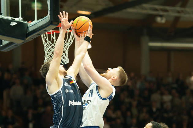 Basketball, 2nd Bundesliga, ProA, HAKRO Merlins Crailsheim v Eisbären Bremerhaven