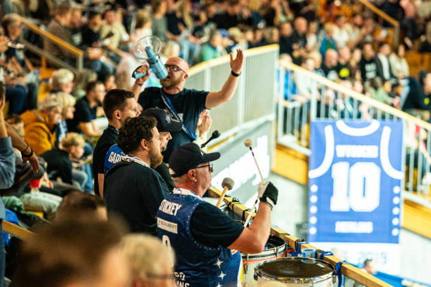 Fans of the Hakro Merlins Crailsheim, GER, Hakro Merlins Crailsheim vs. Eisbären Bremerhaven, Basketball, 2nd Basketball Bundesliga ProA, Men, Matchday 6, 2026–2027 Season, October 24, 2026, GER, Hakro Merlins Crailsheim vs. Eisbären Bremerhaven, Basketball, 2nd Basketball Bundesliga ProA, Men, Matchday 6, 2026–2027 Season, October 24, 2026, Ilshofen Copyright: xEibner-Pressefoto ChristianxLangx EP_CLG