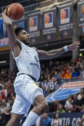 EasyCredit Basketball Bundesliga 2026–2027: Syntainics MBC vs. Rostock Seawolves, Weissenfels, Germany, October 24, 2026. Pictured: Anthony Gaines, Weissenfels, Weissenfels Stadthalle, Weissenfels, Saxony-Anhalt, Germany