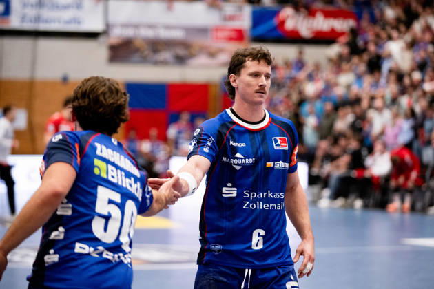 Mex Raguse, HBW Balingen Weilstetten, 06, visibly exhausted, HBW Balingen Weilstetten vs. MT Melsungen (GER), Opel 1 Handball Bundesliga, Championship, Matchday 10, 2026–2027 Season, October 24, 2026, Eibner Press Photo by Andreas Ulmer, HBW Balingen Weilstetten vs. MT Melsungen GER, Opel 1 Handball Bundesliga, Championship, Matchday 10, 2026–2027 Season, October 24, 2026, Balingen Copyright: xEibner-Pressefoto AndreasxUlmerx EP_AUR