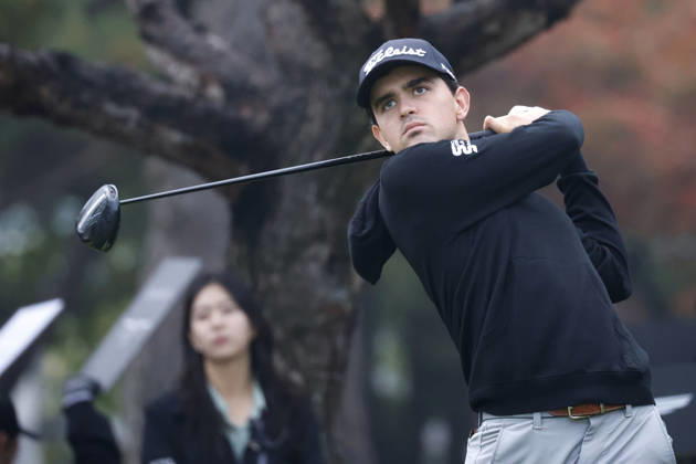 October 25, 2026, Cheonan, Chungnam, SOUTH KOREA: Oct 25, 2026-Cheonan, South Korea-Daniel RODRIGUES of Portugal action on 1th Tee during a DP World Tour Genesis Championship Final Round at Woo Jeong Hills CC in Cheonan, South Korea. Cheonan SOUTH KOREA - ZUMAr168 20261025_aap_r168_058 Copyright: xRyuxSeung-Ilx