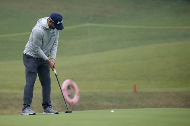 October 25, 2026, Cheonan, Chungnam, SOUTH KOREA: Oct 25, 2026-Cheonan, South Korea-Brandon ROBINSON THOMPSON of England action on 1th Green during a DP World Tour Genesis Championship Final Round at Woo Jeong Hills CC in Cheonan, South Korea. DP Tour Genesis Championship Final Round  - ZUMAr168 20261025_aap_r168_021 Copyright: xRyuxSeung-Ilx