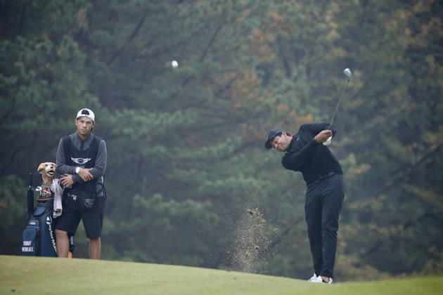 October 25, 2026, Cheonan, Chungnam, SOUTH KOREA: Oct 25, 2026-Cheonan, South Korea-Yurav PREMLALL of South Africa action on 1th Fairway during a DP World Tour Genesis Championship Final Round at Woo Jeong Hills CC in Cheonan, South Korea. DP Tour Genesis Championship Final Round  - ZUMAr168 20261025_aap_r168_036 Copyright: xRyuxSeung-Ilx